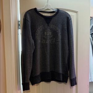 Denim & Supply Ralph Lauren Charcoal Crewneck Sweater